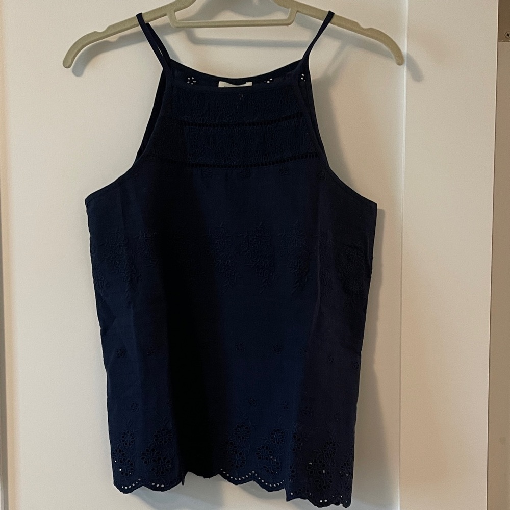 NWT Sundance Navy Amira Sleeveless Top